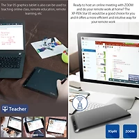 XPPen 8" x 5" Star 05 Wireless Graphics Drawing Tablet