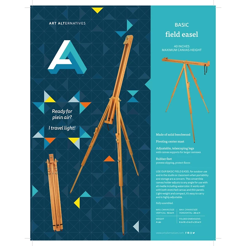Art Alternatives Basic Field Easel