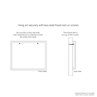 Stupell Industries Modern Coastal Abstract Lines Wall Art in Gray Frame