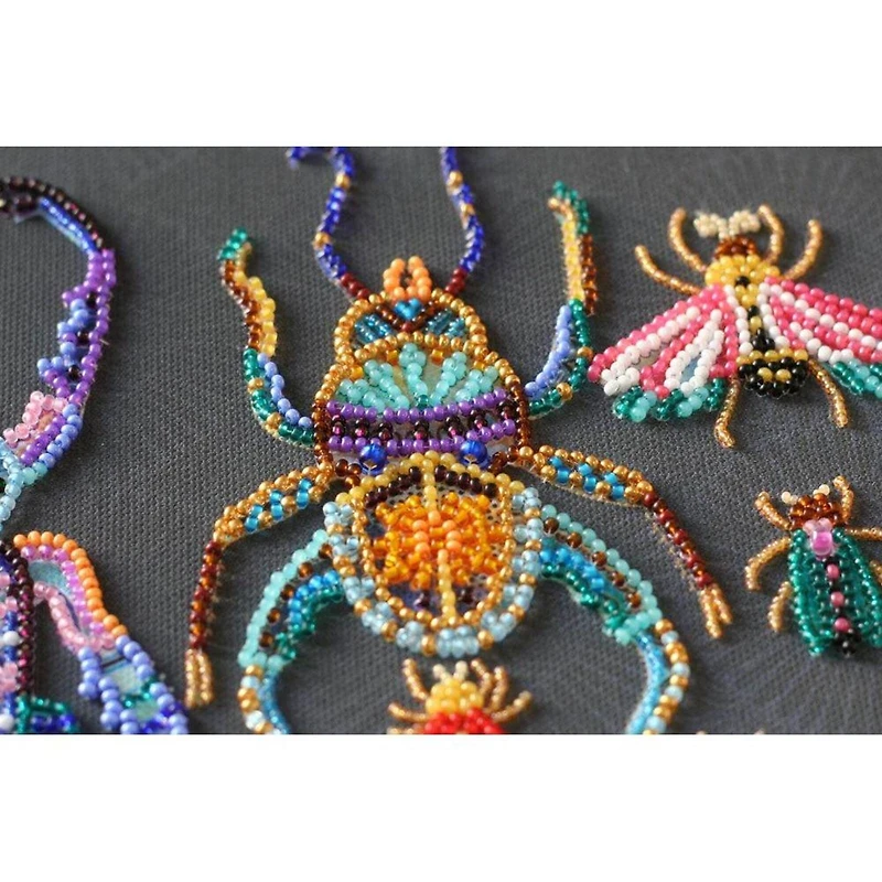 Abris Art Beetles Deco Scenes Bead Embroidery Kit