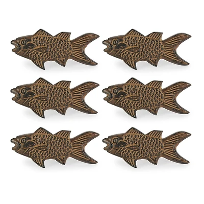 DII® Fish Napkin Rings, 6ct.