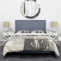 Designart 'Glam Dancing shape I' Glam Bedding Set