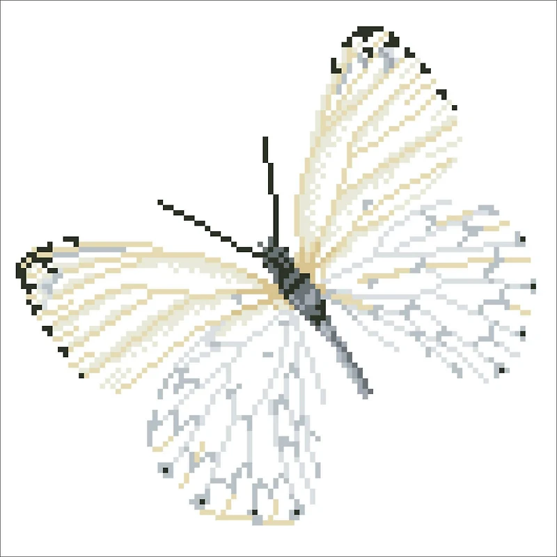 Diamond Dotz® Flutterby White Diamond Painting Kit