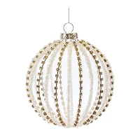6ct. 4" Jeweled Glass Ball Ornaments