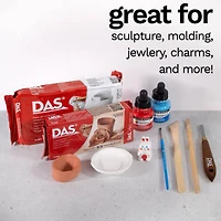 DAS Modeling Wood Toned Clay Air Hardening