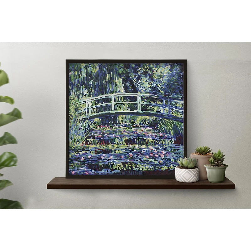 Diamond Dotz® Intermediate Water Lilies and Japanese Bridge Diamond Art Painting Kit
