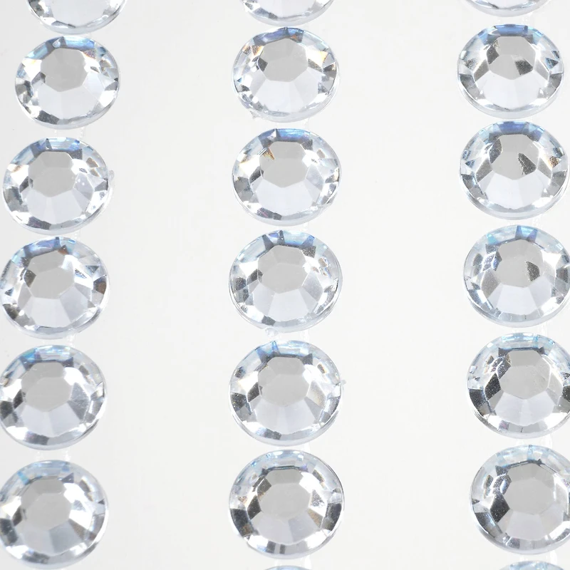 12 Packs: 4 ct. (48 total) 8mm Clear Rhinestone Borders by Recollections™