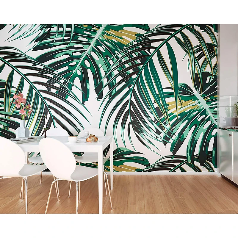 ohpopsi Tropical Leaves Wall Mural