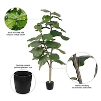 4ft. Potted Artificial Fiddle Tree