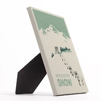 Bring On The Snow Slopes 8x10 Tabletop Canvas