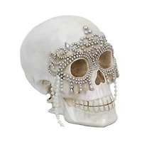 7" Skull with Pearl Mask Tabletop Décor by Ashland®