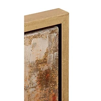 CosmoLiving by Cosmopolitan Brown Traditional Abstract Canvas Wall Art