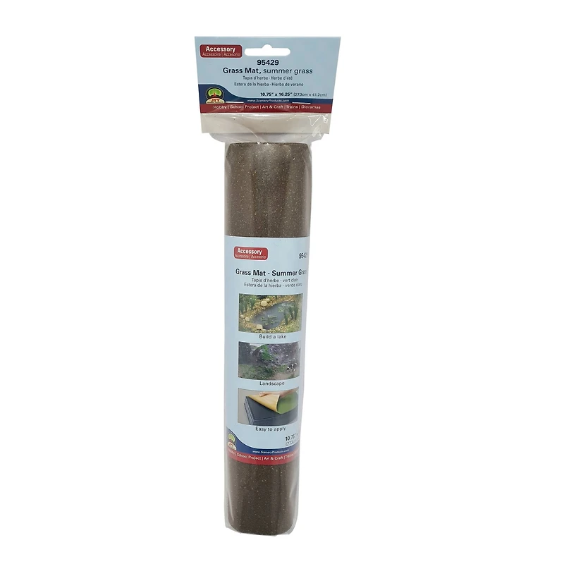 JTT Scenery Products Summer Grass Mat, 10.75" x 16.25"