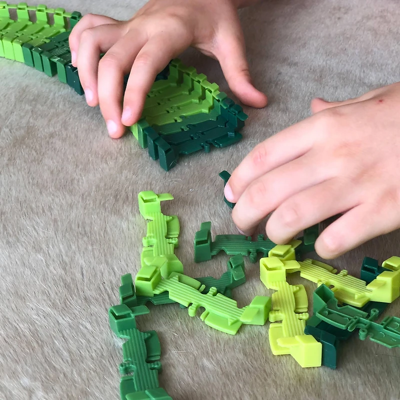 The Bubble Factory Dinosaur Flexible Track Set