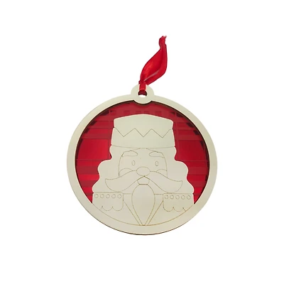 4" Layered Nutcracker DIY Wood & Acrylic Ornament by Make Market®