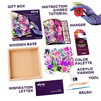 OKTO DIY Wood & Craft Inspiration Flowers Clay Kit
