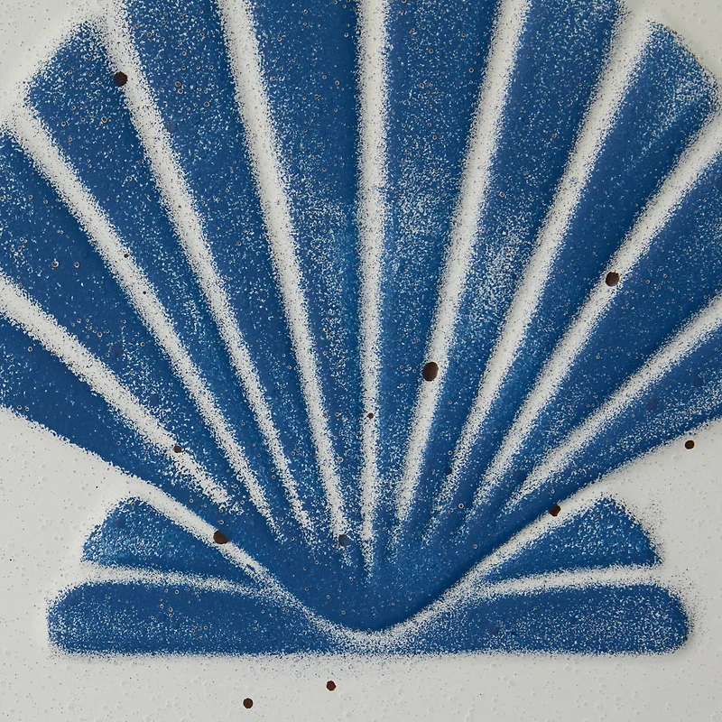 Set of 4 White Metal Coastal Wall Decor, 12" x 12"