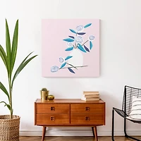 Paper Flowers 24" x 24" Canvas Wall Art