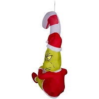 4.5ft. Airblown® Inflatable Christmas Hanging Grinch with Candy Cane