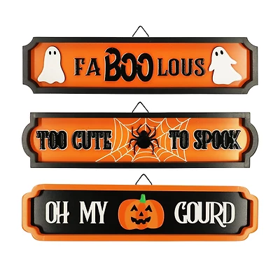 Assorted 15" Playful Halloween Saying Wall Sign, 1pc. by Ashland®