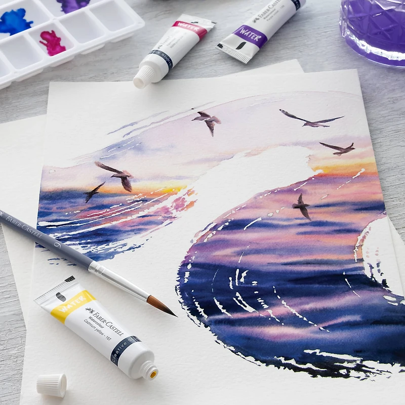 Faber-Castell Creative Studio 12 Color Watercolor Paint Set