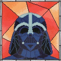 Camelot® Dots Darth Vader Stained Glass Diamond Painting Kit