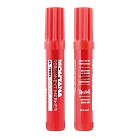 Montana Short Red Permanent Marker, 4mm