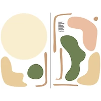 WallPops Very Gay Paint Soft Amoeba Modular Mural Peel & Stick Wall Decals