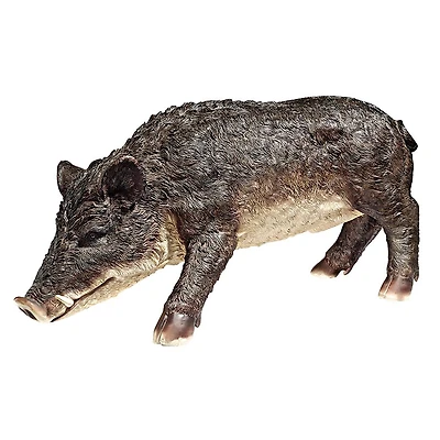 Design Toscano 20.5" Razorback Wild Boar Statue