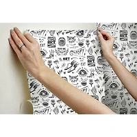 RoomMates Disney® Cruella Graffiti Peel & Stick Wallpaper