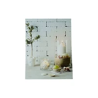 15.7" LED Lighted Serene Seaside Spa Canvas Wall Art