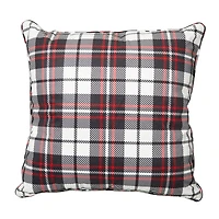 Glitzhome® Farm Fresh Heavy Cotton Christmas Tree Throw Pillow