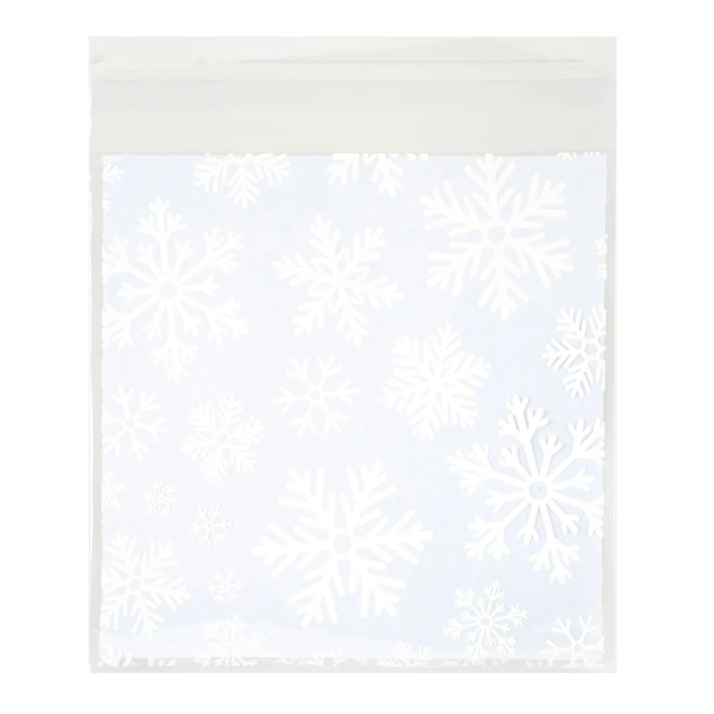 Snowflakes Self-Seal Treat Bags, 50ct. by Makery™