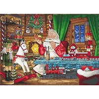 LetiStitch Getting Ready for Christmas Counted Cross Stitch Kit
