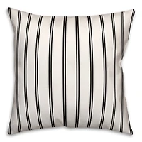 The Olde Dead & Breakfast Stripes Throw Pillow