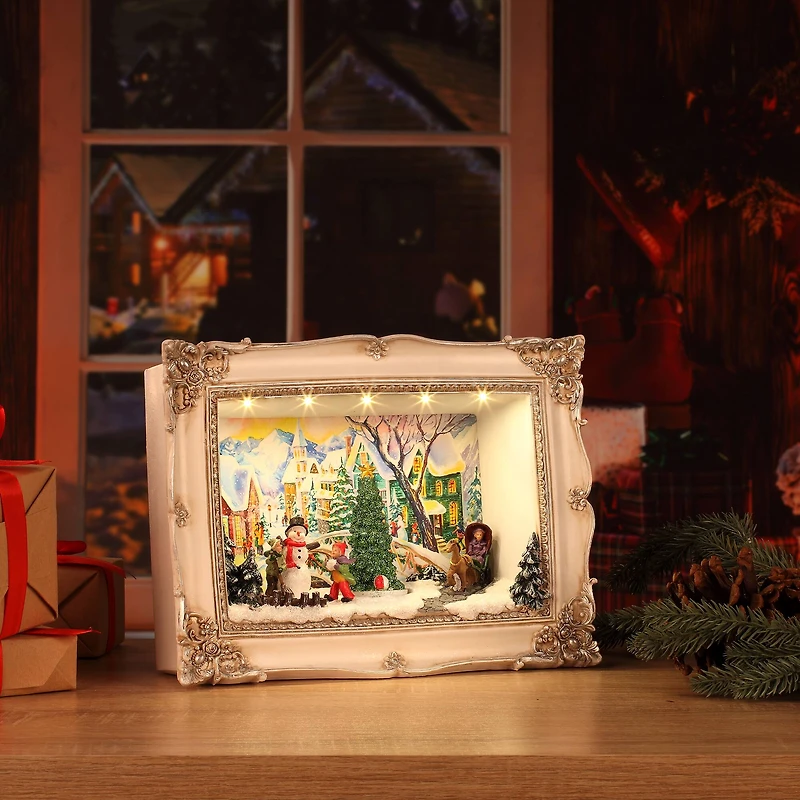 Mr. Christmas Village Animated Shadow Box Scenes