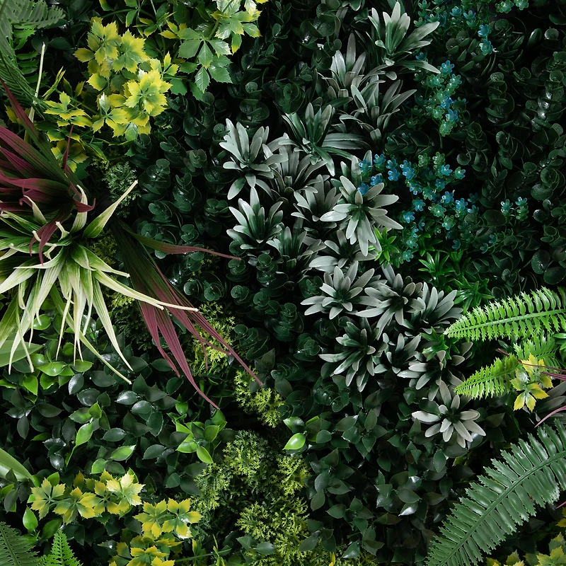 38" Framed Virgin Islands Artificial Living Wall Art Panel