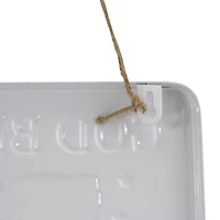 8.75" Metal Patriotic GOD BLESS AMERICA Sign Wall Décor