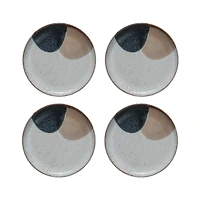 Hello Honey® 7.75" Earthen Hues Stoneware Plates, 4ct.