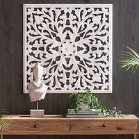Habitat Beakman White Square Medallion