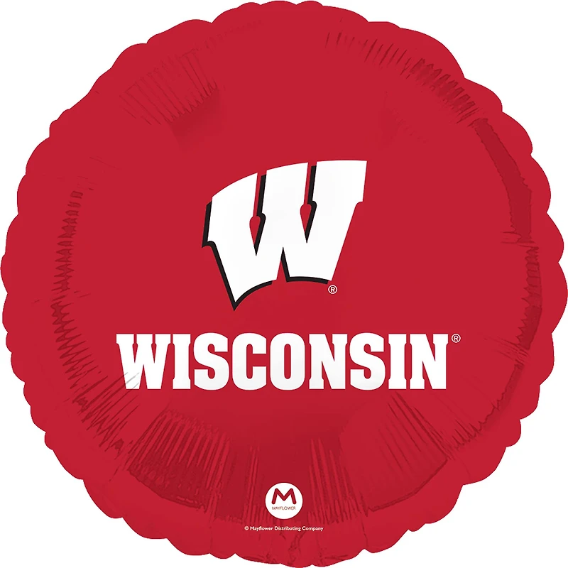 18" University of Wisconsin Foil Balloon
