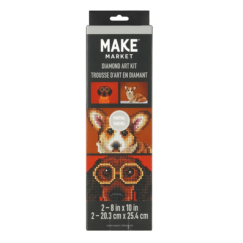 Dog Paintings Diamond Art Kit by Make Market®