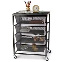 Metro 4-Drawer Rolling Cart by Simply Tidy