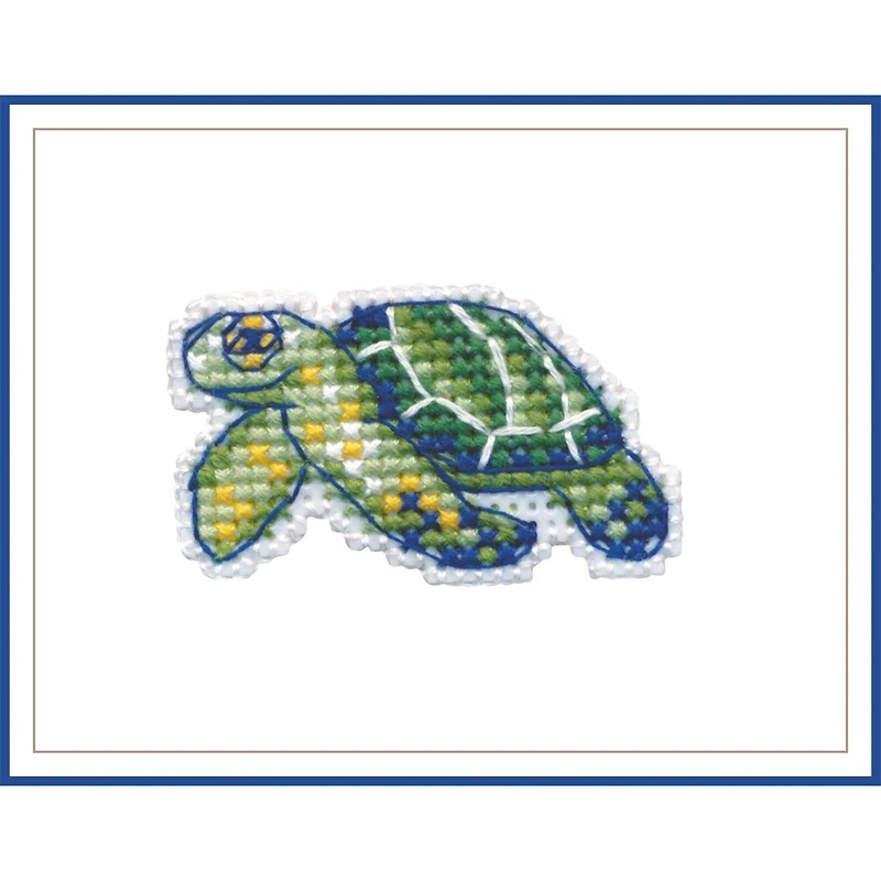 Oven Badge-Turtle Cross Stitch Kit