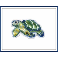 Oven Badge-Turtle Cross Stitch Kit