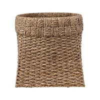 Hello Honey® Natural Handwoven Braided Bankuan Seagrass Basket