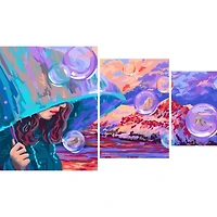 Crafting Spark Rain on Mars Painting by Numbers Kit