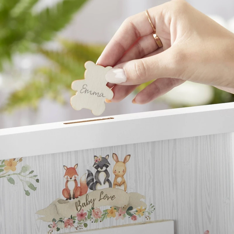 Kate Aspen® Pink Woodland Baby Shower Guest Book Alternative