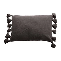 Hello Honey® Iron Cotton Slub Lumbar Pillow with Tassels