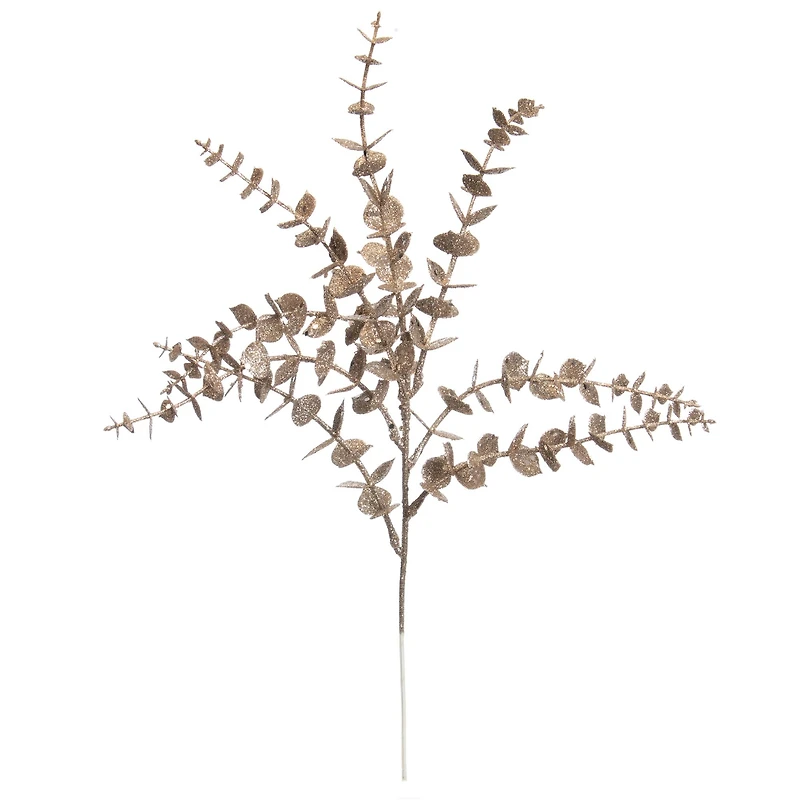 15.5" Champagne Glitter Eucalyptus Pick by Ashland®